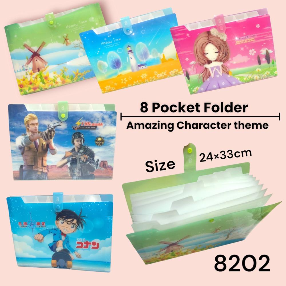 PP 8 Subject Pocket Folder