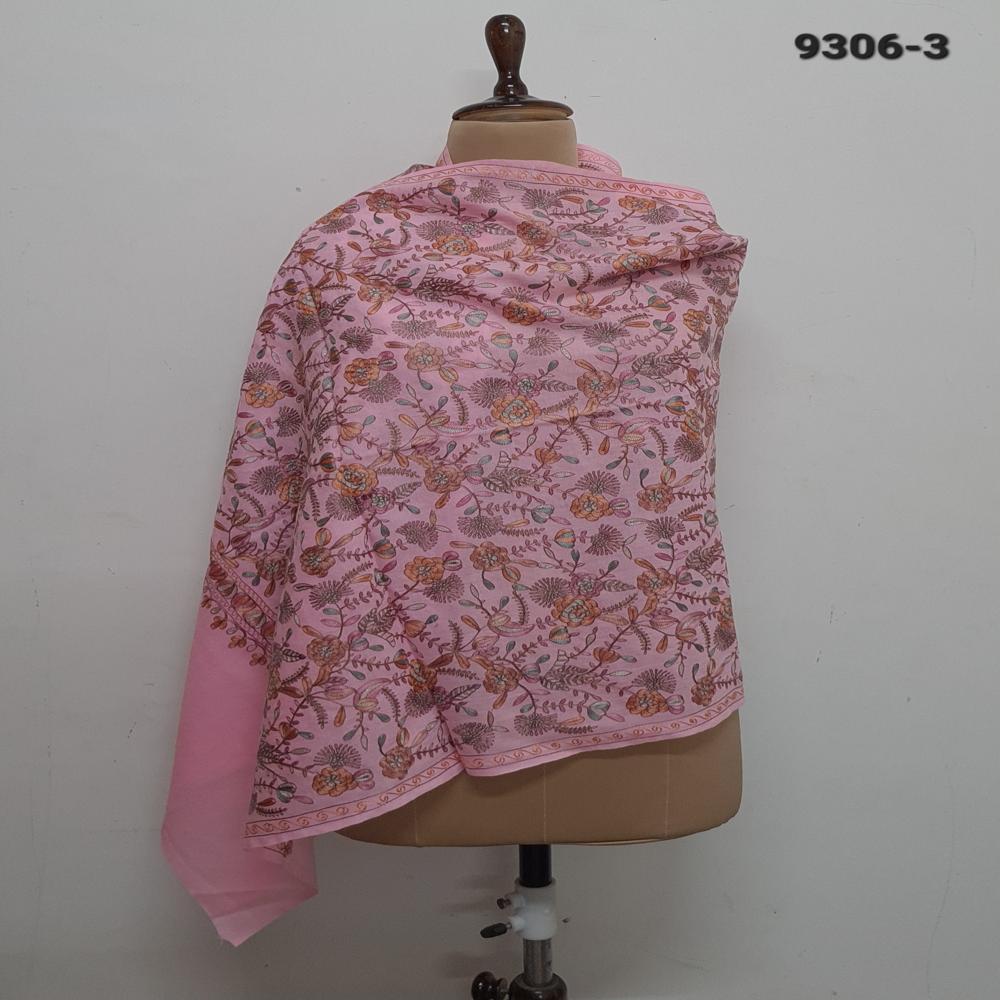Pure wool All over embroidered Stoles
