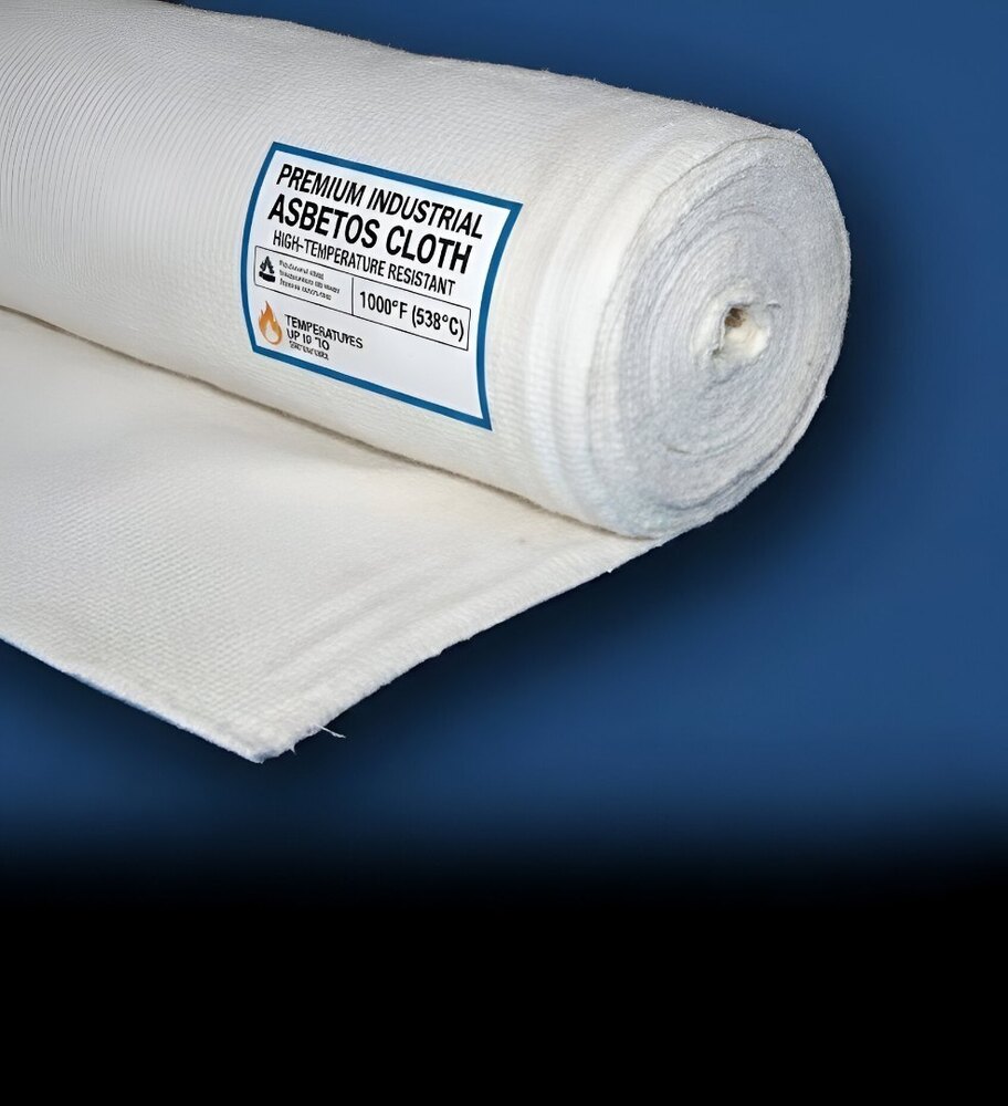Asbestos Cloth - Color: White
