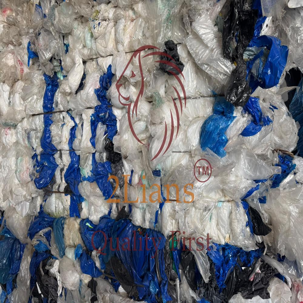 LDPE film on bales grade A / mixed colors