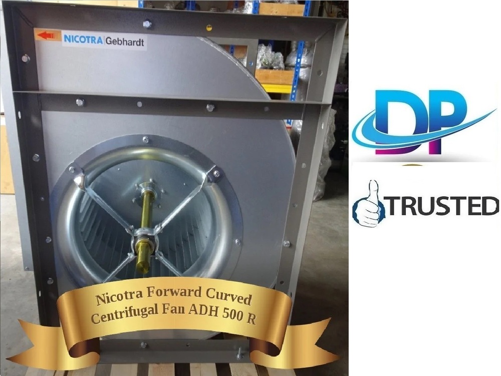 Nicotra Forward Curved Centrifugal Fan ADH 500 R | Double Inlet Belt Driven Fan for AHU & HVAC