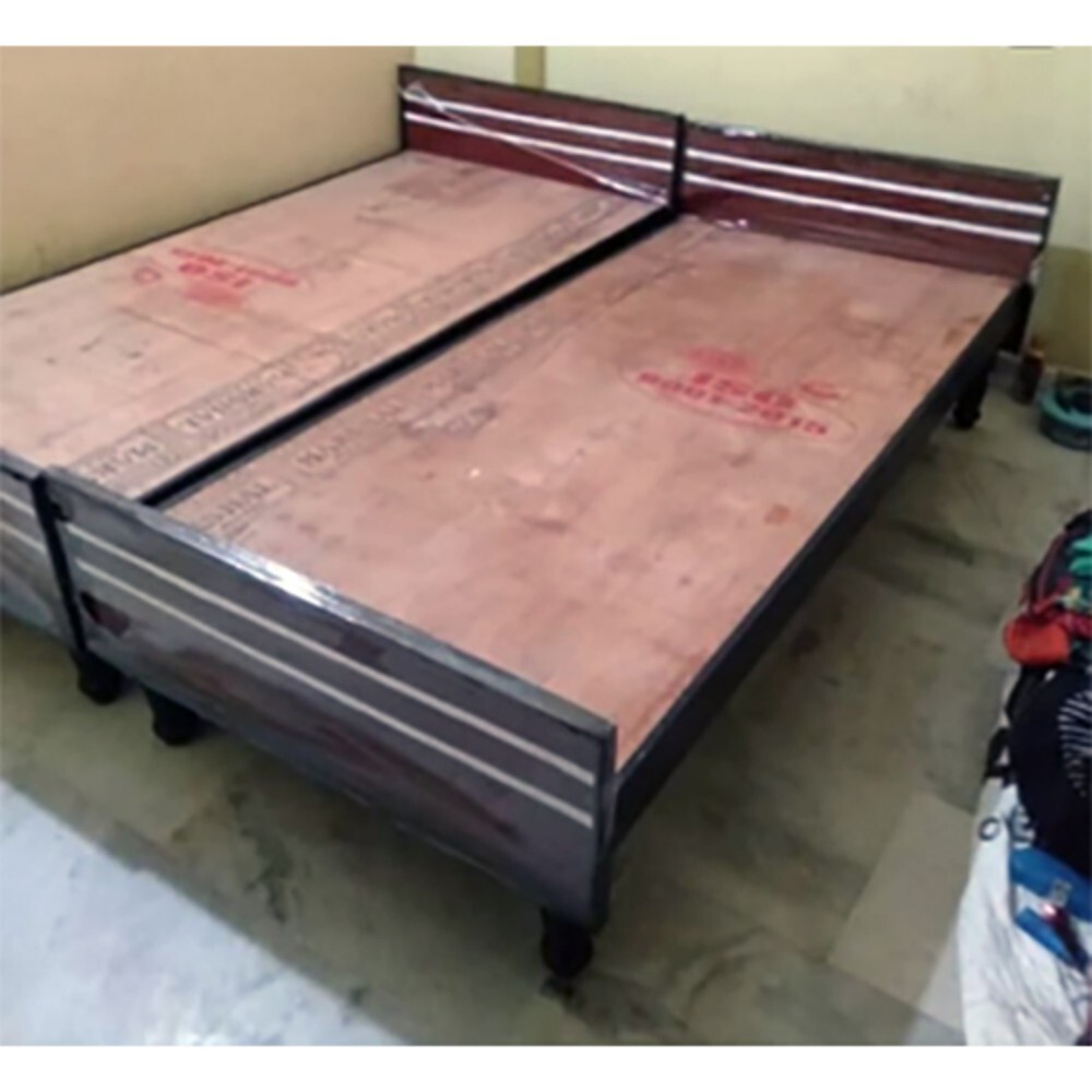 Single Cot - Color: Brown