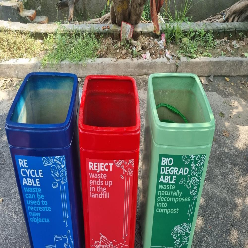 Color Coded FRP Dustbin