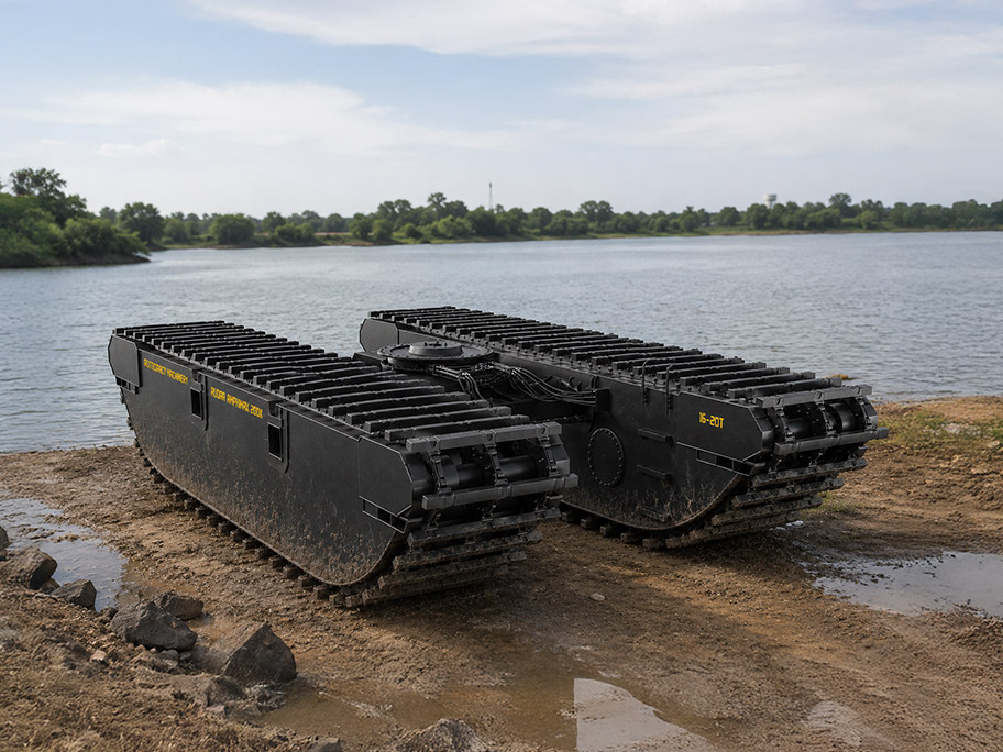 Amphibious Undercarriage - Rudra Amphimax 200X
