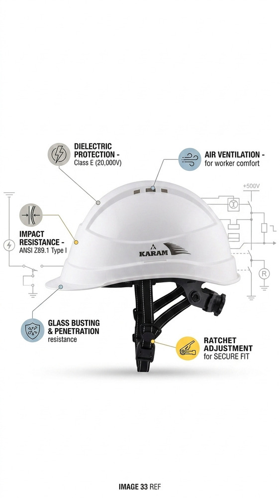 Safety Helmet White