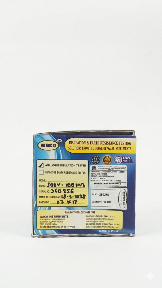 Analogue Insulation Tester
