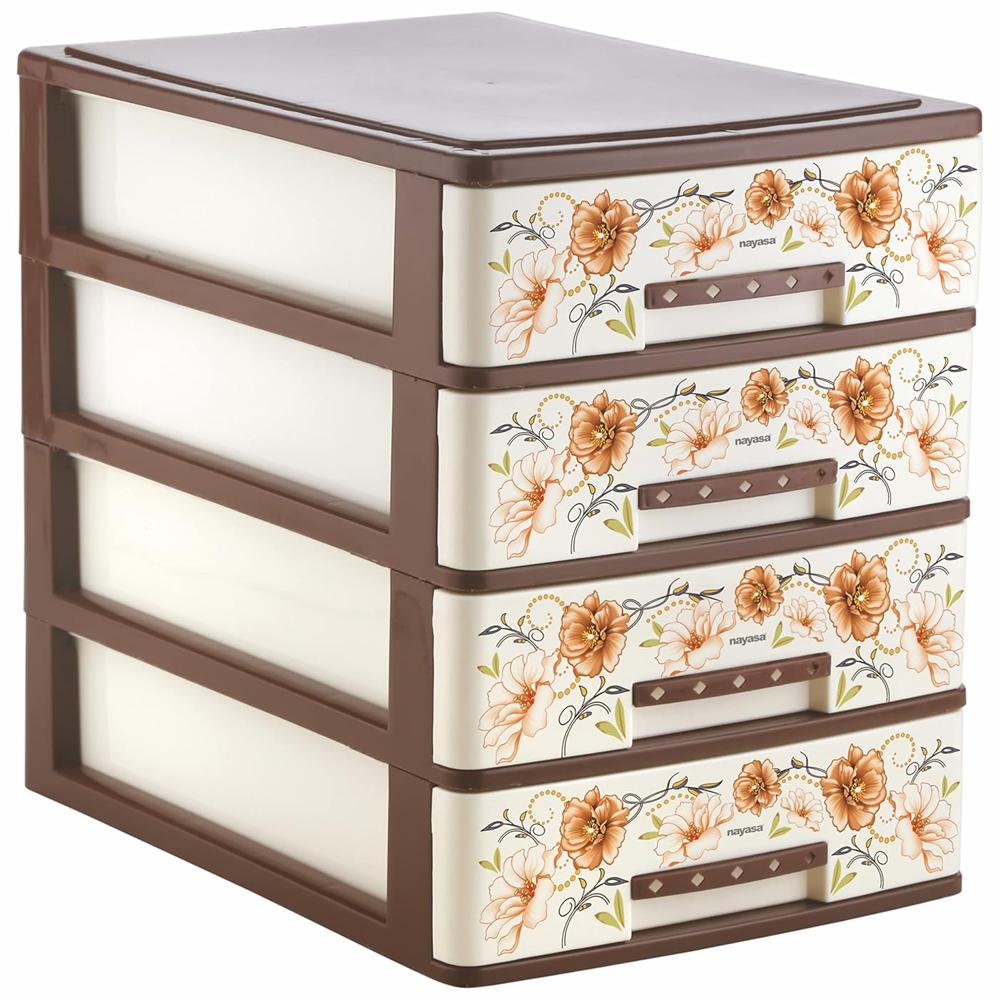 Nayasa Tuckins Deluxe No. 14 | Multi-Compartment Plastic Drawers | Storage Organizer | Multipurpose Plastic Modular Storage Organizer Box