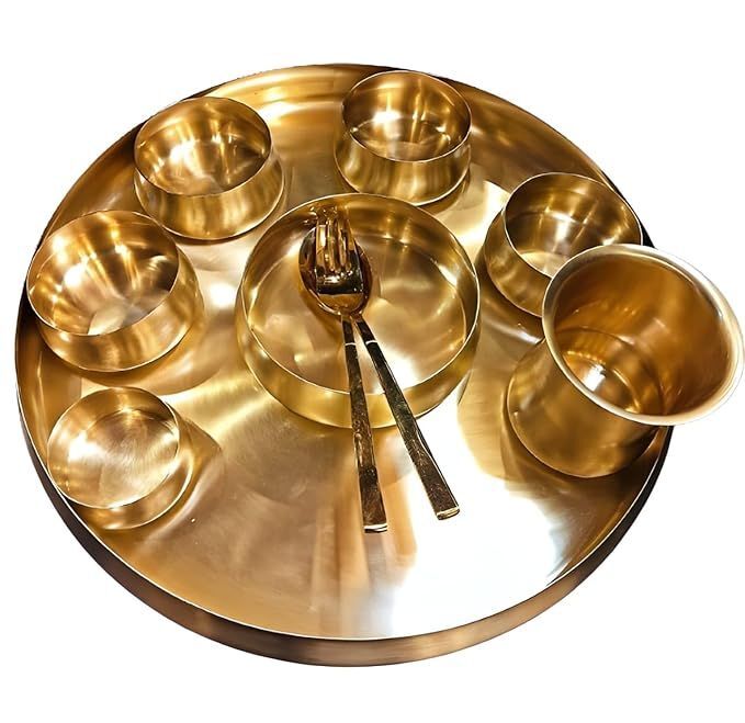 Kansa Thali Set - Color: Copper