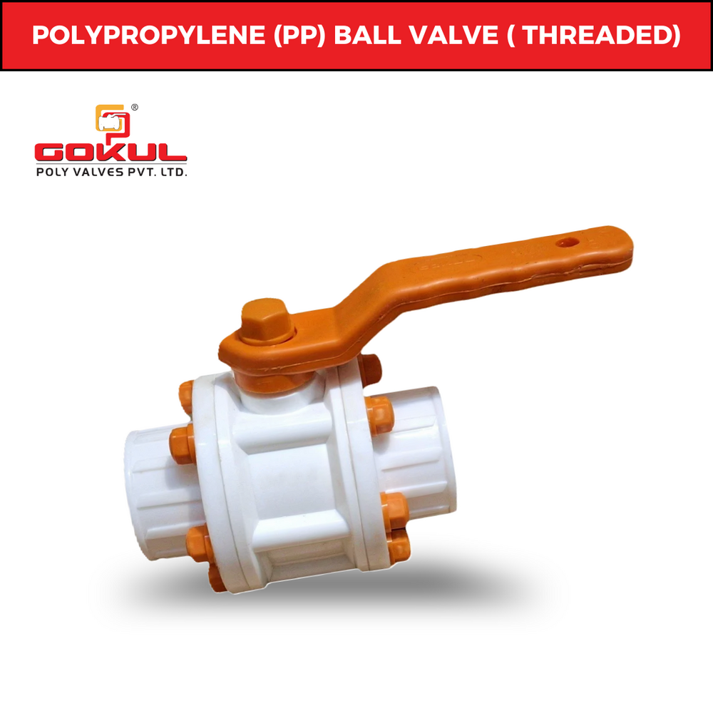 Pp Flanged Ball Valve - 15mm To 315mm Size Range | White, Teflon Seated, High Tensile Strength, Leak Proof, Medium Pressure, Corrosion Resistant