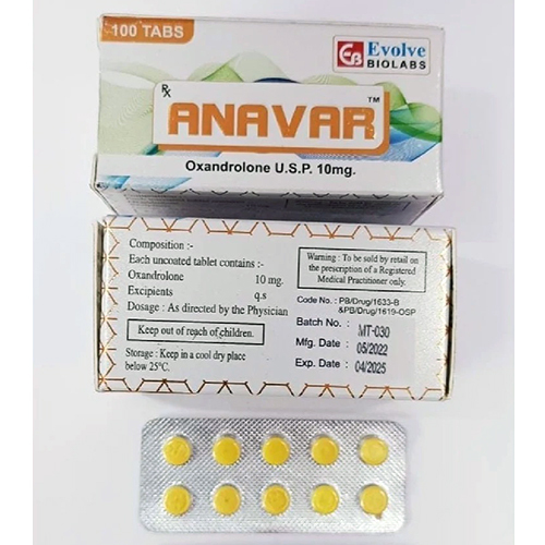 Anavar Oxandrolone 10mg Tablets