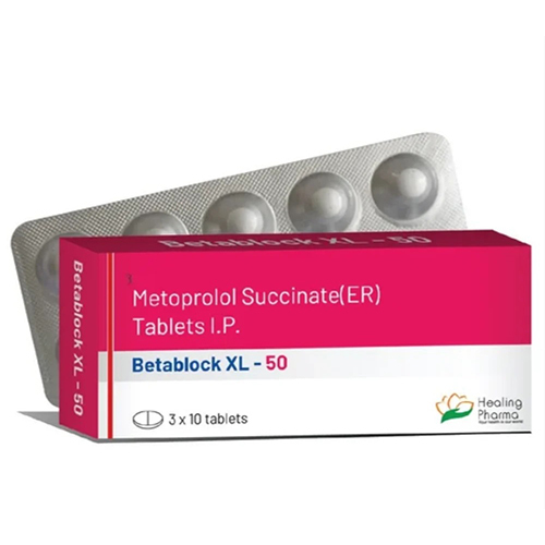 Betablock XL-50 Metoprolol Succinate-50mg Tablets