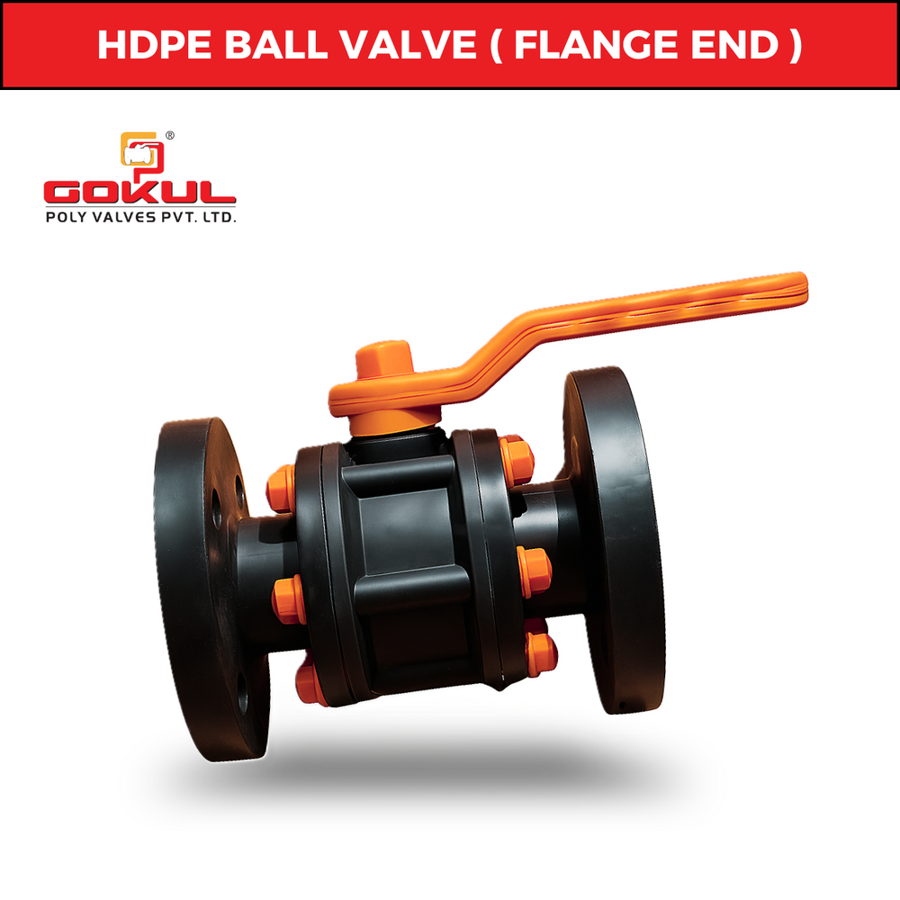 PP Flanged ball valve