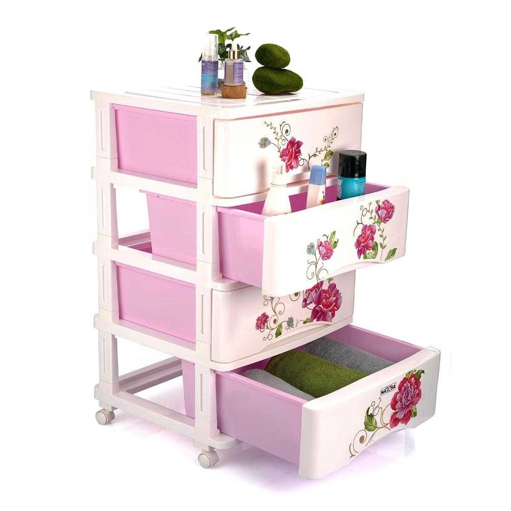 Nayasa Tuckins Deluxe No. 24 | Multi-Compartment Plastic Drawers | Storage Organizer | Multipurpose Plastic Modular Storage Organizer Box - Color: Multicolor
