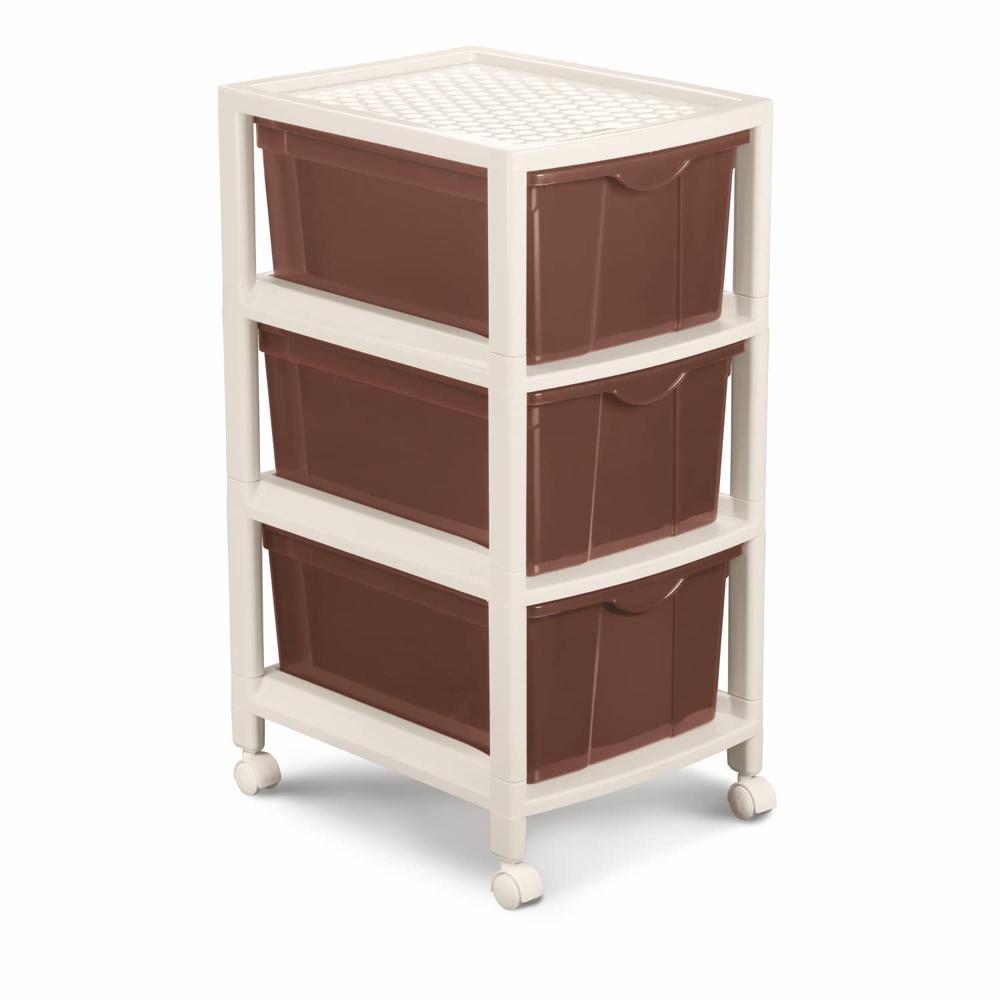 Nayasa Carnival Tuckins No. 3 | Multi-Compartment Plastic Drawers | Storage Organizer | Multipurpose Plastic Modular Storage Organizer Box