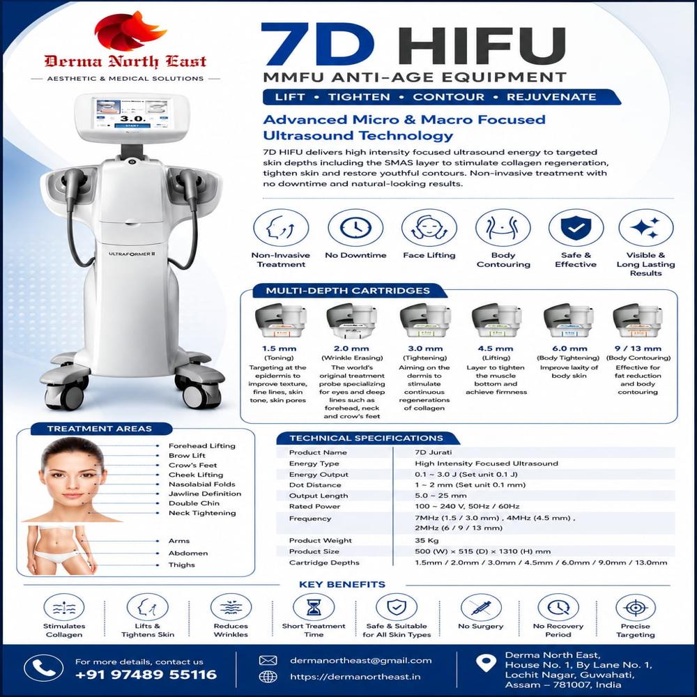 7D HIFU MMFU Anti-Age Equipment