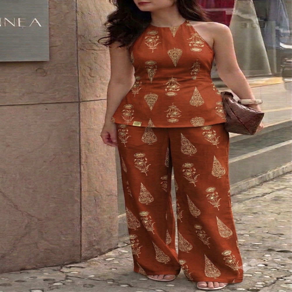 Designer WOMAN Cambric Cotton Co-Ord Set