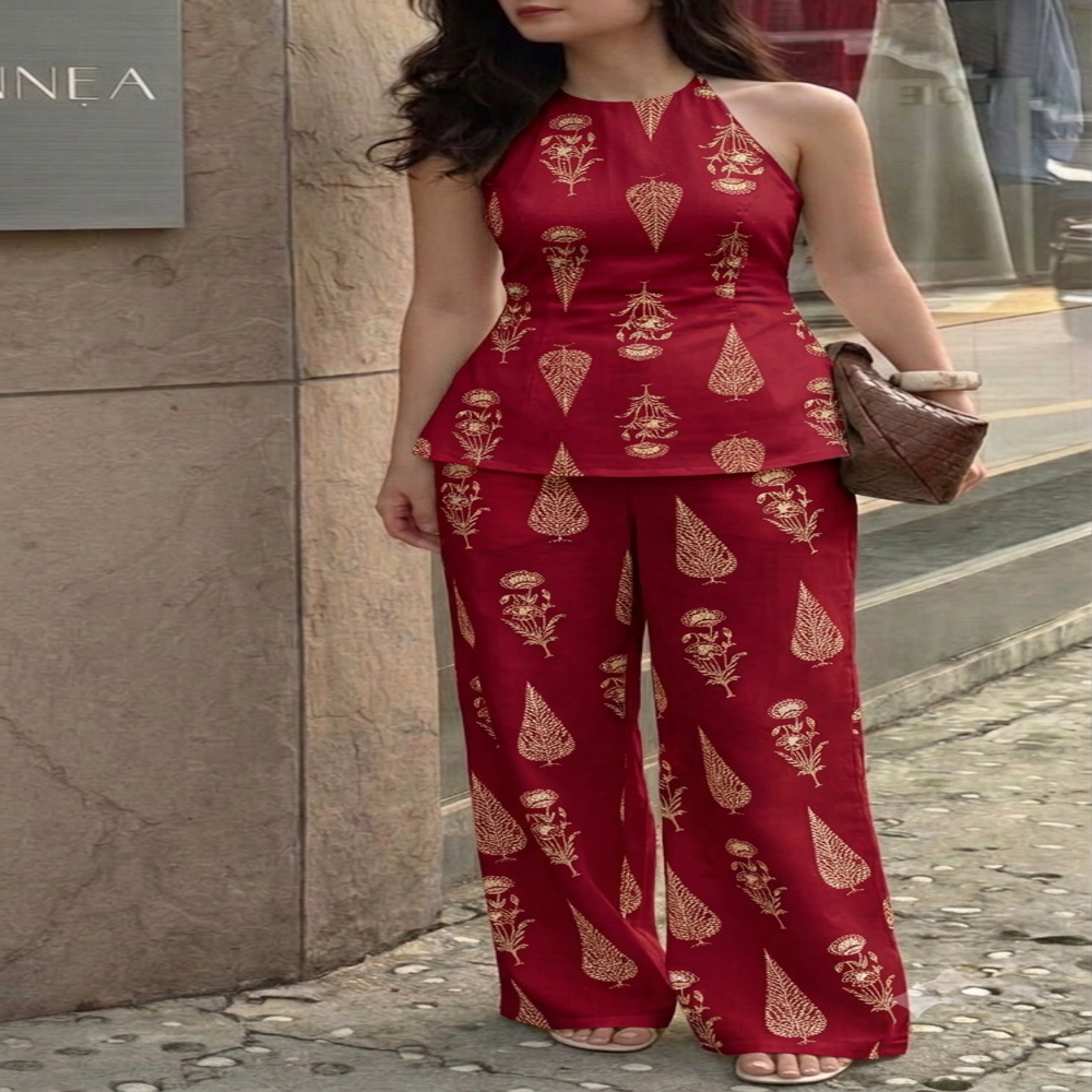 Designer WOMAN Cambric Cotton Co-Ord Set