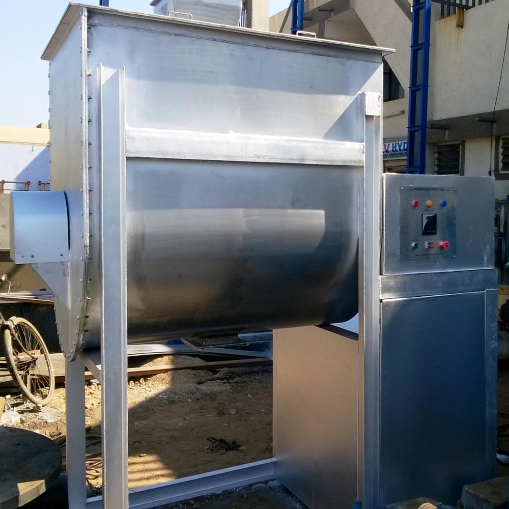 Ribbon Blender Machine - Stainless Steel, 1600x800x1250 Mm, Capacity: 100 Ltrs | Fully Automatic, Computerized, Versatile For Diverse Industries