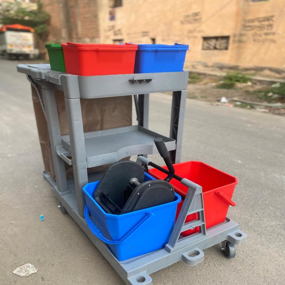 Multifunction Janitor Cart - Application: Hospital