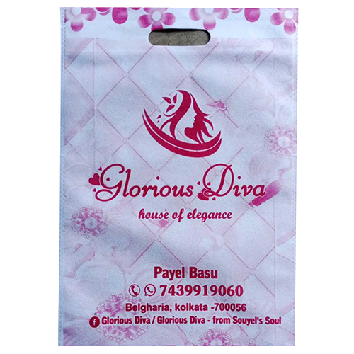 Non Woven Printed D Cut Bag (One Colour)