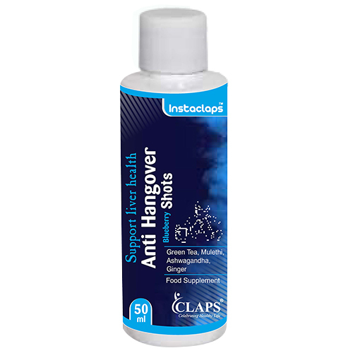 Anti Hangover Blueberry Shots Food Supplements