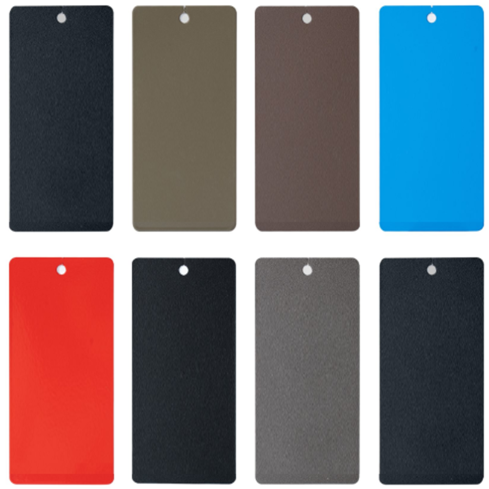 Powder coating for filter elements