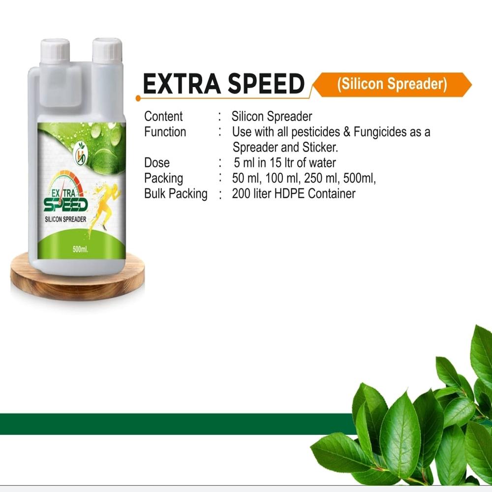 Extra Speed - Pale Yellow To Light Brown Liquid, Controlled Release | Organic Extracts, Stimulates Enzymatic Activity, Enhances Nutrient Uptake, Non-toxic