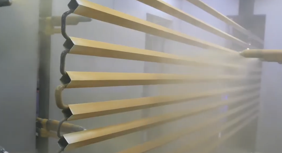 Architectural profile powder coating By Standard