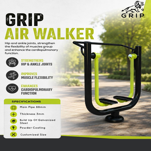 Grip Outdoor Air Walker Gym Equipment For Parks & Open Gyms - Grade: Commercial Use