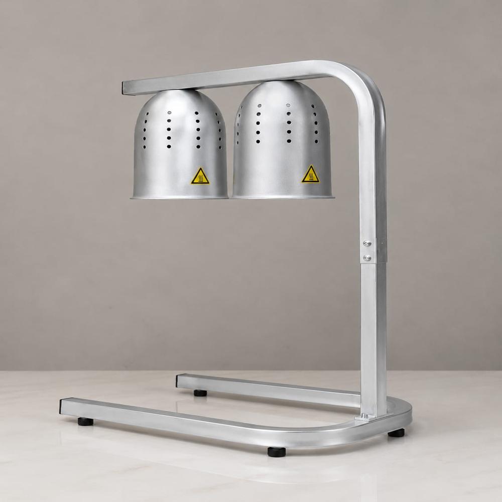 silver food warmer