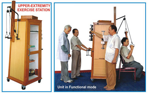 अपर-एक्सट्रीमिटी एक्सरसाइज स्टेशन आयु समूह: वयस्क