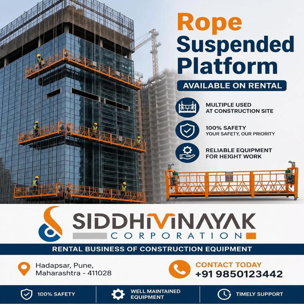 Gondola Cradle Platform Rental Services
