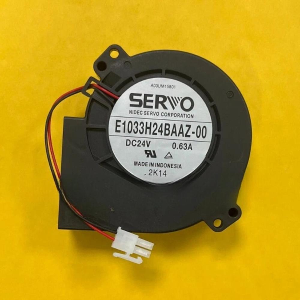 SERVO E1033H24BAAZ-00 24V DC 0.63A 9733mm Ball Bearing Industrial Axial Cooling Fan