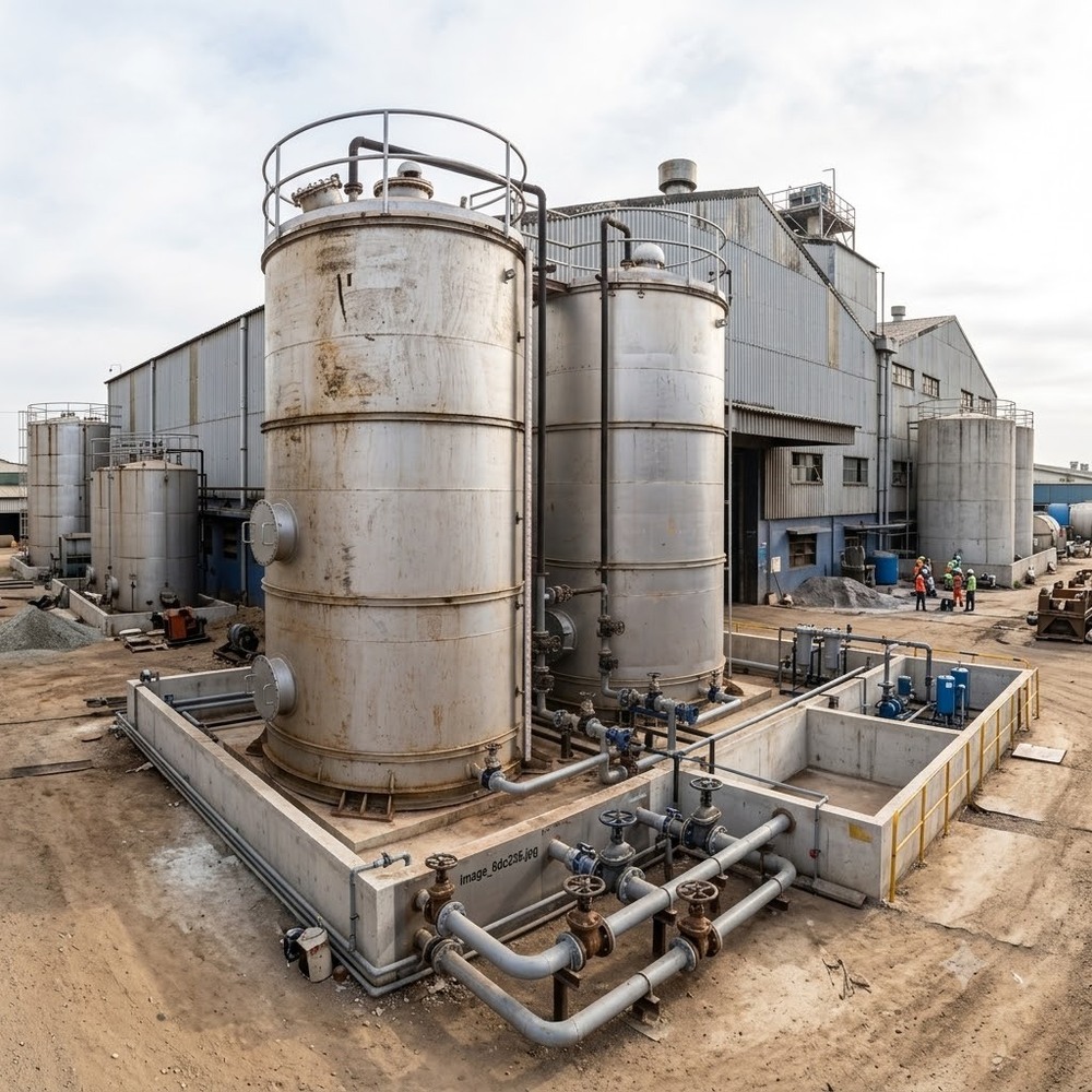 Industrial Oil Storage Tank
