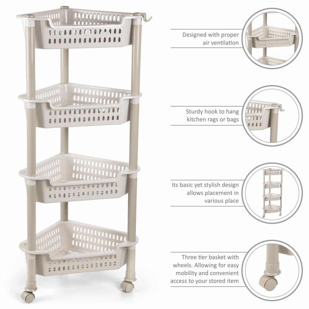 Nayasa  Kitchen Corner Trolley