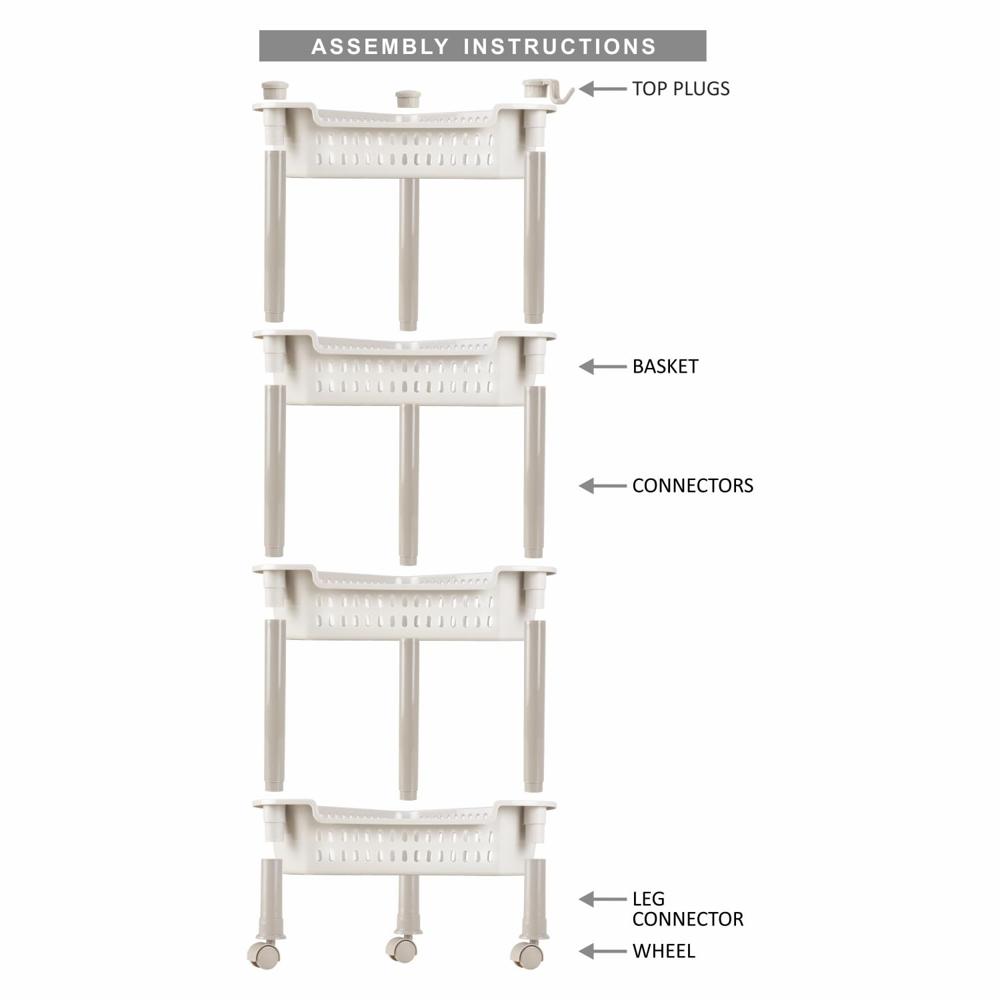 Nayasa  Kitchen Corner Trolley