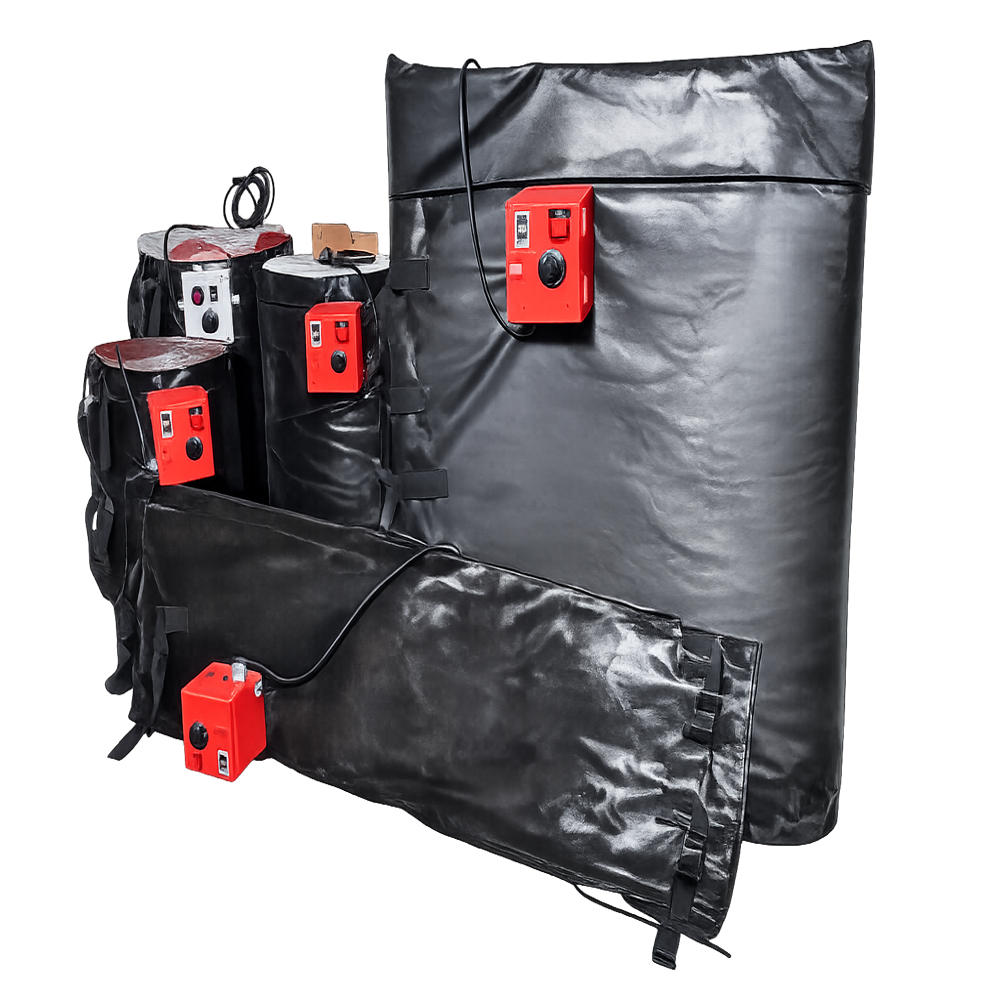 Drum Heating Jacket - Color: Black