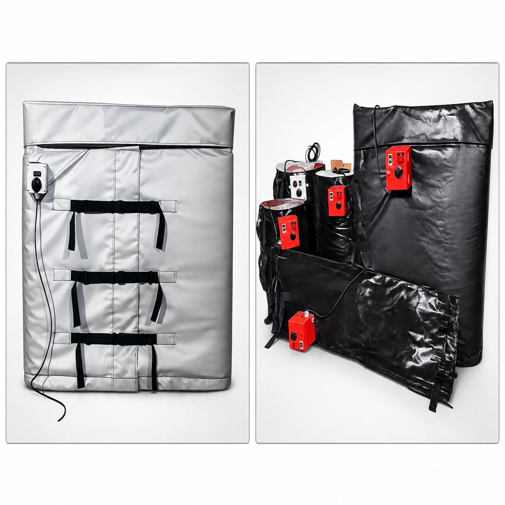 Drum Heating Jacket - Color: Black