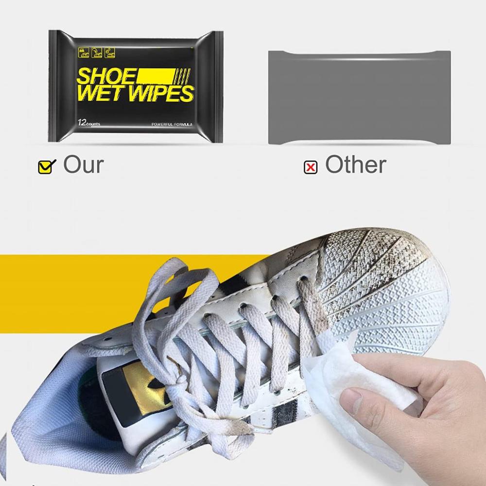 White Shoe Cleaning Wet Wipes