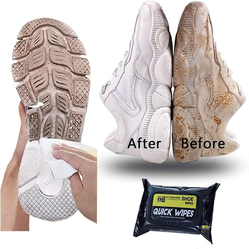 White Shoe Cleaning Wet Wipes