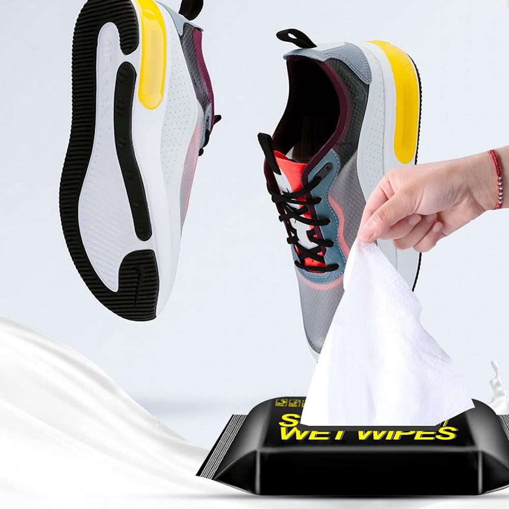 White Shoe Cleaning Wet Wipes
