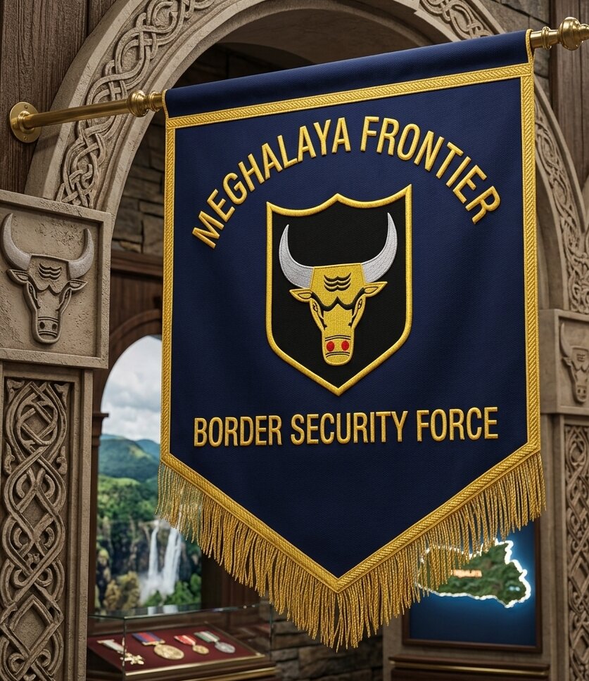 BSF MEGHALAYA FTR. T FLAG