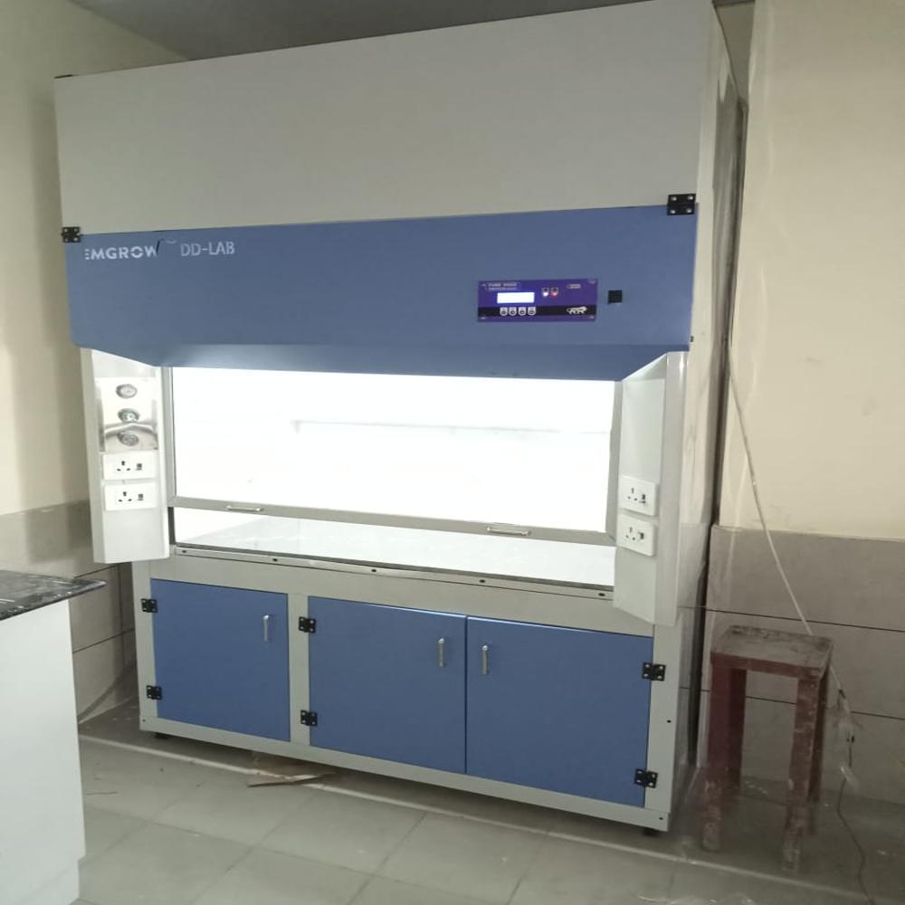 Laboratory Chemical Fume Hood, Outer Material: Gi Powder Coated, Hood Width: 1200 Mm - Application: Gas Valve