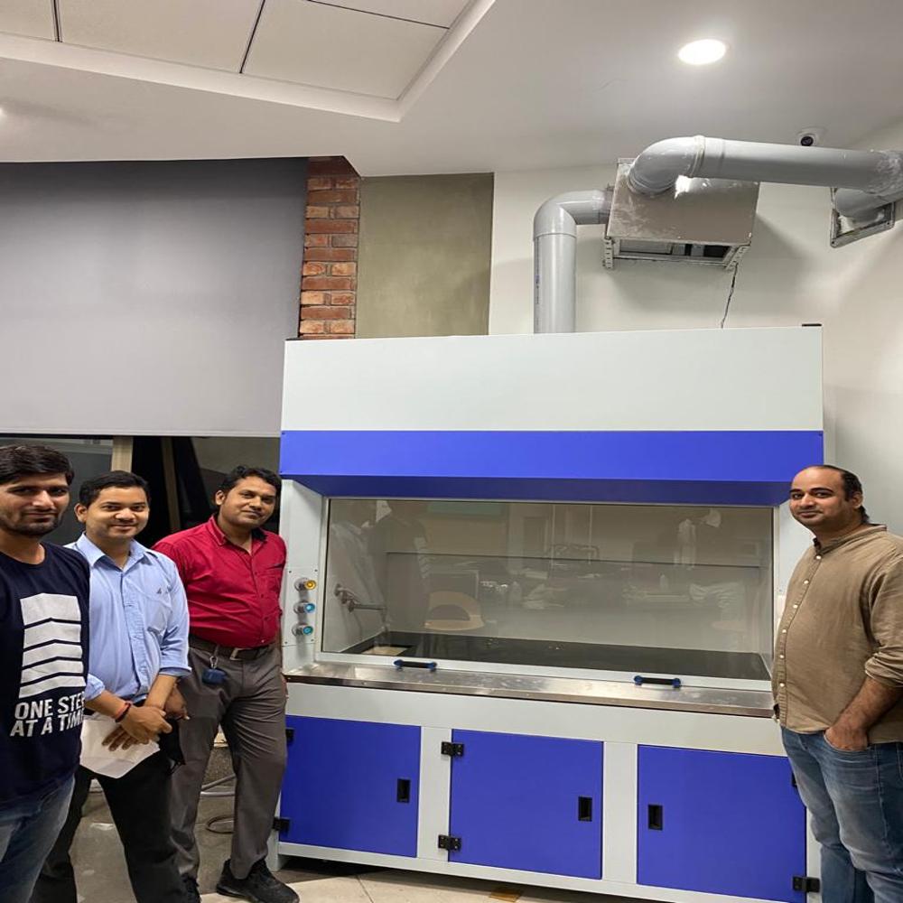 Laboratory Chemical Fume Hood, Outer material: GI powder coated, Hood width: 1200 mm