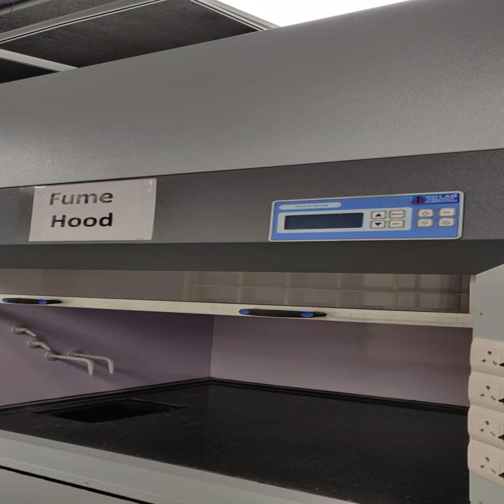 Laboratory Chemical Fume Hood, Outer material: GI powder coated, Hood width: 1200 mm