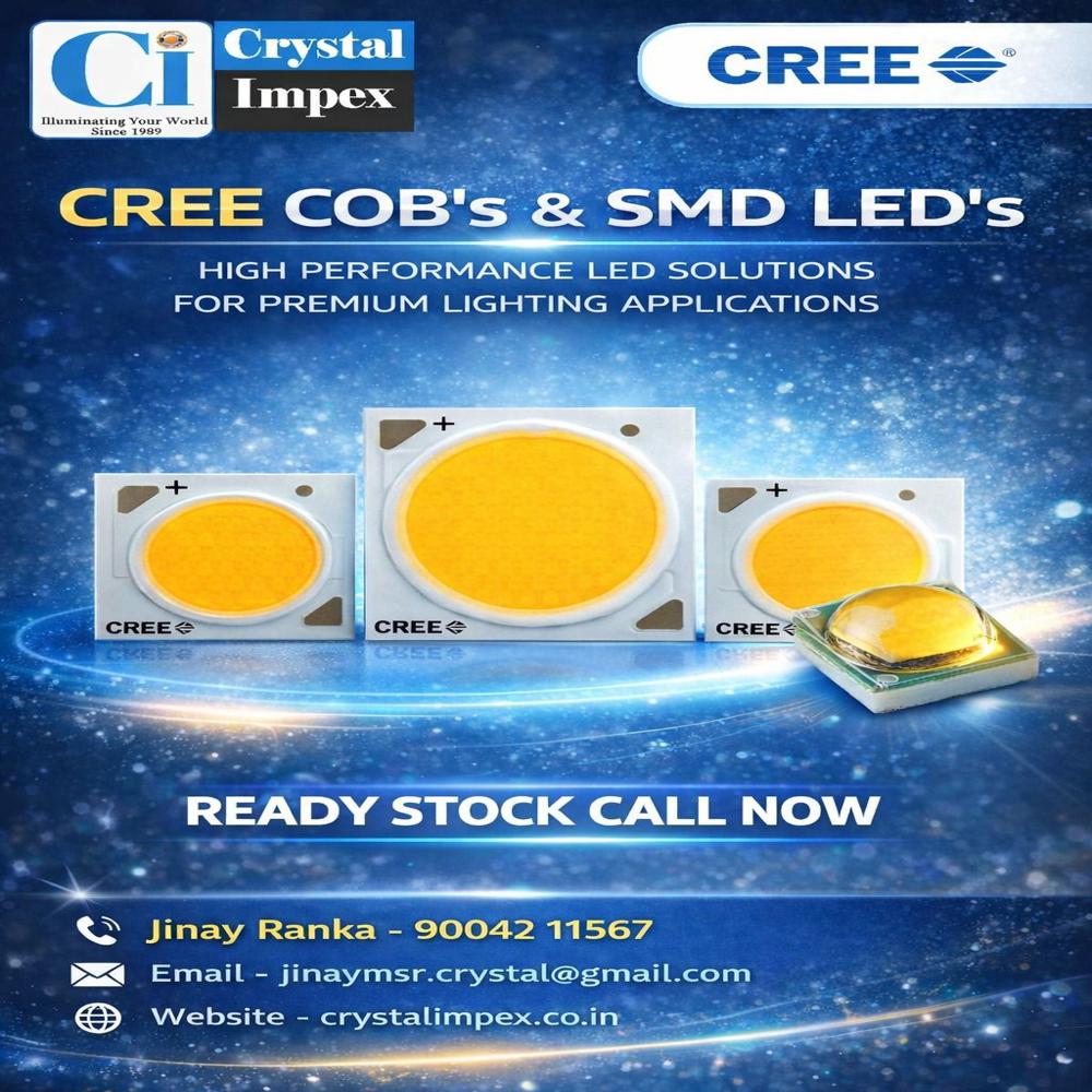 1816 Cree Cob Chip - 1816mm, Cool White, 36v 30w | Square Surface Mount, Wide Beam Angle, Optimized Heat Dissipation