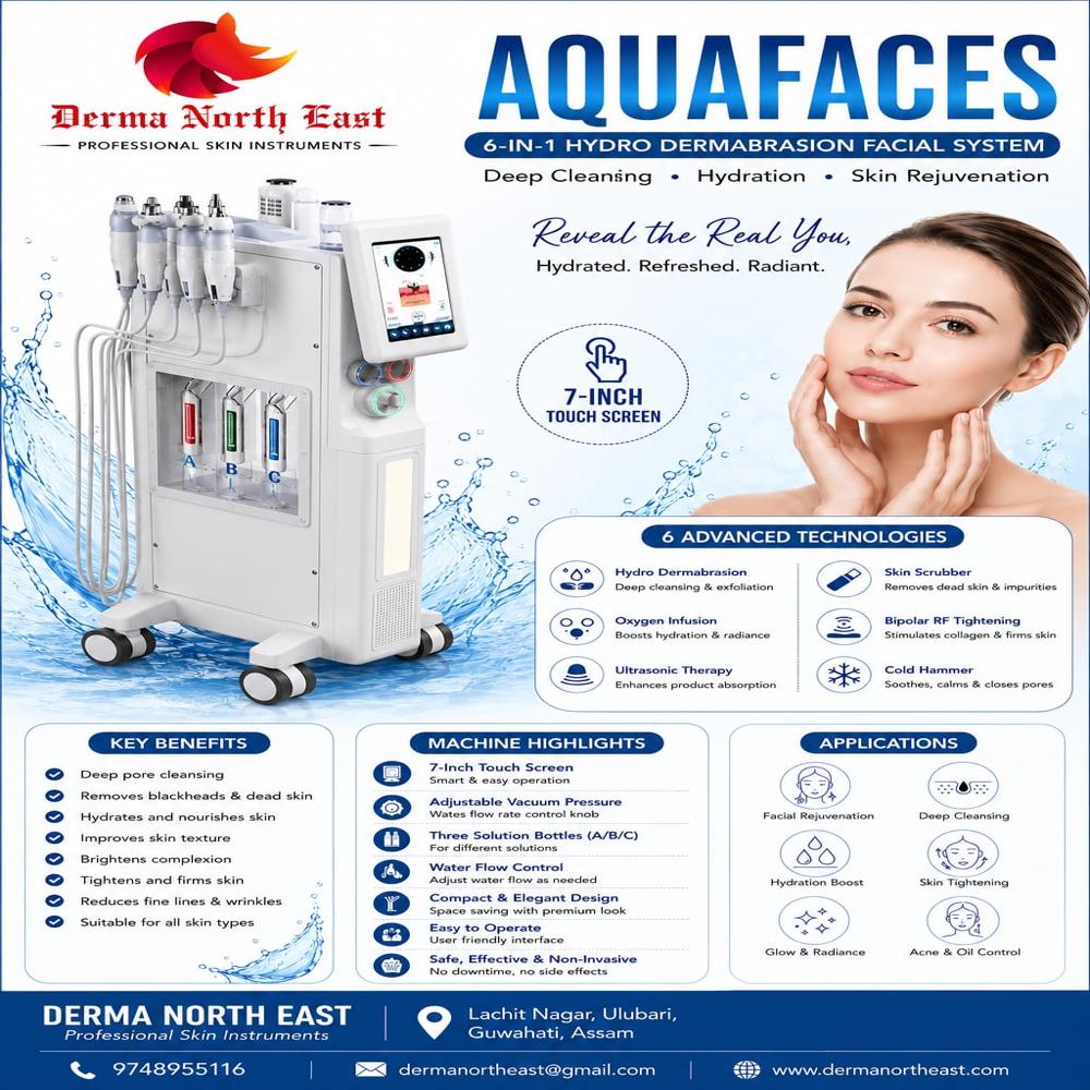 Aquafaces 6-in-1 Hydra Dermabrasion Facial Mcahine