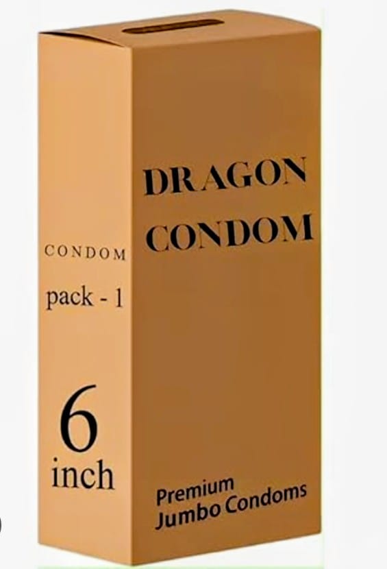 Mini Dragon Silicone Condom - Color: Skin