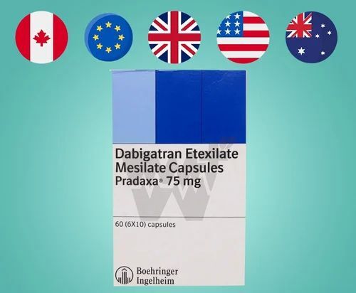Pradaxa 75 mg capsule Dabigatran Etexilate
