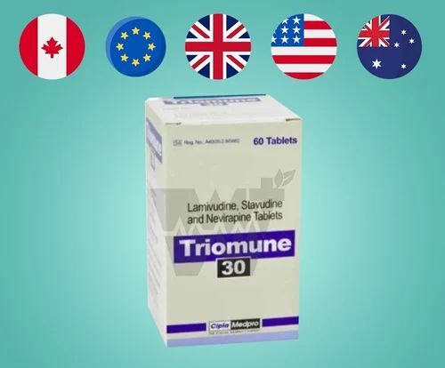 Trionune Lamivudine & Stavudine & Nevirapine Tablets